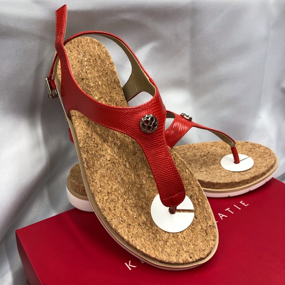 NIB Kelly & Katie Red Sandals - Picture 14 of 16